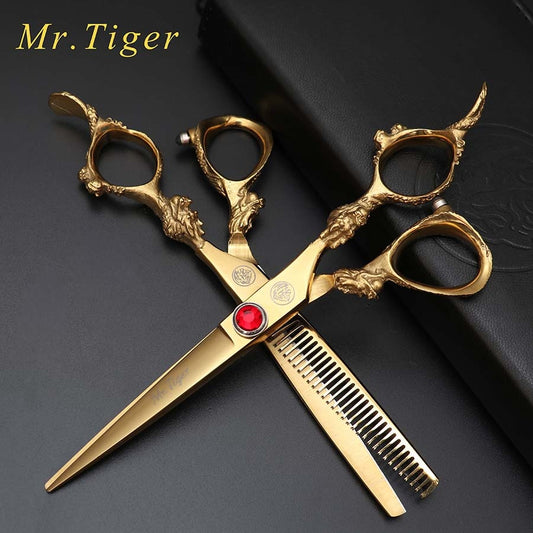 2023 Hair Scissors Professional Hairdressing Scissors Set Barber Scissors Thinning Shears Hair Cutting Tool Hairdresser Scissors